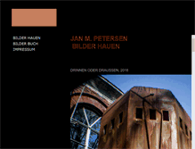 Tablet Screenshot of jan-m-petersen.com